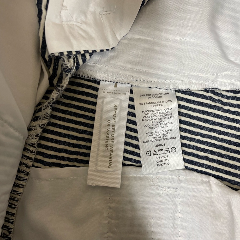 Ann Taylor Seersucker Bermuda Shorts NWT (T) - Picture 8 of 8